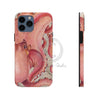 Red Octopus Vintage Beige Map Compass Art Case Mate Tough Phone Cases Iphone 13 Pro Max