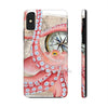Red Octopus Vintage Map Compass Case Mate Tough Phone Cases Iphone X