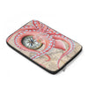 Red Octopus Vintage Map Compass Laptop Sleeve