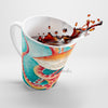 Red Octopus Watercolor Art I Latte Mug Mug