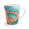 Red Octopus Watercolor Art Ii Latte Mug 12Oz Mug
