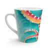 Red Octopus Watercolor Art Iii Latte Mug Mug