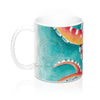 Red Octopus Watercolor Iii Art Mug 11Oz