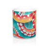 Red Octopus Watercolor Iii Art Mug 11Oz