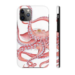 Red Octopus White Case Mate Tough Phone Cases Iphone 11 Pro