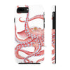 Red Octopus White Case Mate Tough Phone Cases Iphone 7 8