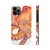 Red Orange Octopus On White Watercolor Ink Art Case Mate Tough Phone Cases Iphone 12 Pro