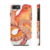 Red Orange Octopus On White Watercolor Ink Art Case Mate Tough Phone Cases Iphone 7 8