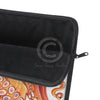 Red Orange Octopus On White Watercolor Ink Art Laptop Sleeve