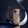 Red Pacific Octopus Tentacles Grey Watercolor Case Mate Tough Phone Cases