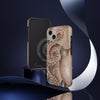 Red Pacific Octopus Tentacles Grey Watercolor Case Mate Tough Phone Cases