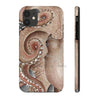 Red Pacific Octopus Tentacles Grey Watercolor Case Mate Tough Phone Cases Iphone 11