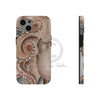Red Pacific Octopus Tentacles Grey Watercolor Case Mate Tough Phone Cases Iphone 13