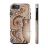Red Pacific Octopus Tentacles Grey Watercolor Case Mate Tough Phone Cases Iphone 7 8 Se