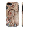 Red Pacific Octopus Tentacles Grey Watercolor Case Mate Tough Phone Cases Iphone 7 Plus 8