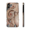 Red Pacific Octopus Tentacles Grey Watercolor Case Mate Tough Phone Cases Iphone Xs