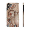 Red Pacific Octopus Tentacles Grey Watercolor Case Mate Tough Phone Cases Iphone Xs Max