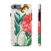 Red Peony Calligraphy Butterfly Art Case Mate Tough Phone Cases Iphone 6/6S