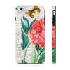Red Peony Calligraphy Butterfly Art Case Mate Tough Phone Cases Iphone 6/6S Plus