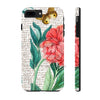 Red Peony Calligraphy Butterfly Art Case Mate Tough Phone Cases Iphone 7 Plus 8