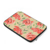 Red Poppies On Beige Watercolor Art Laptop Sleeve