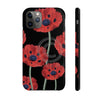 Red Poppies On Black Vintage Art Case Mate Tough Phone Cases Iphone 11 Pro