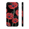 Red Poppies On Black Vintage Art Case Mate Tough Phone Cases Iphone 7 Plus 8