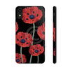 Red Poppies On Black Vintage Art Case Mate Tough Phone Cases Iphone Xr