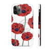 Red Poppies On White Vintage Art Case Mate Tough Phone Cases Iphone 11 Pro
