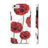 Red Poppies On White Vintage Art Case Mate Tough Phone Cases Iphone 6/6S Plus