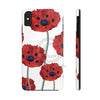 Red Poppies On White Vintage Art Case Mate Tough Phone Cases Iphone Xs Max