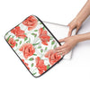 Red Poppies On White Watercolor Art Laptop Sleeve