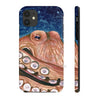 Red Rust Octopus Vintage Map Blue Cosmic Watercolor Art Case Mate Tough Phone Cases Iphone 11