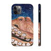 Red Rust Octopus Vintage Map Blue Cosmic Watercolor Art Case Mate Tough Phone Cases Iphone 11 Pro