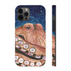 Red Rust Octopus Vintage Map Blue Cosmic Watercolor Art Case Mate Tough Phone Cases Iphone 12 Pro