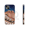 Red Rust Octopus Vintage Map Blue Cosmic Watercolor Art Case Mate Tough Phone Cases Iphone 13
