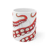 Red Tentacles Octopus Ink Mug 11Oz