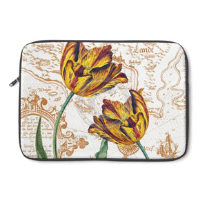 Romantic Tulips Collage Laptop Sleeve 13