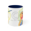 Rufous Hummingbird Sun Art Accent Coffee Mug 11Oz Navy /