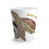 Save Green Sea Turtle Art Latte Mug 12Oz Mug