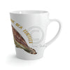 Save Green Sea Turtle Art Latte Mug Mug