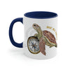 Save Sea Turtle Art Accent Coffee Mug 11Oz