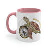 Save Sea Turtle Art Accent Coffee Mug 11Oz