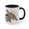 Save Sea Turtle Art Accent Coffee Mug 11Oz