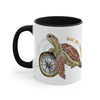 Save Sea Turtle Art Accent Coffee Mug 11Oz Black /