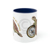 Save Sea Turtle Art Accent Coffee Mug 11Oz Navy /