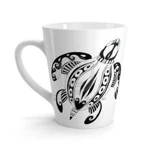 Sea Turtle Ink Tribal Tattoo Latte Mug 12Oz Mug