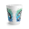 Sea Turtle Tribal Blue Teal White Latte Mug Mug