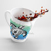 Sea Turtle Tribal Blue Teal White Latte Mug Mug
