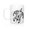 Sea Turtle Tribal Ink Art Mug 11Oz